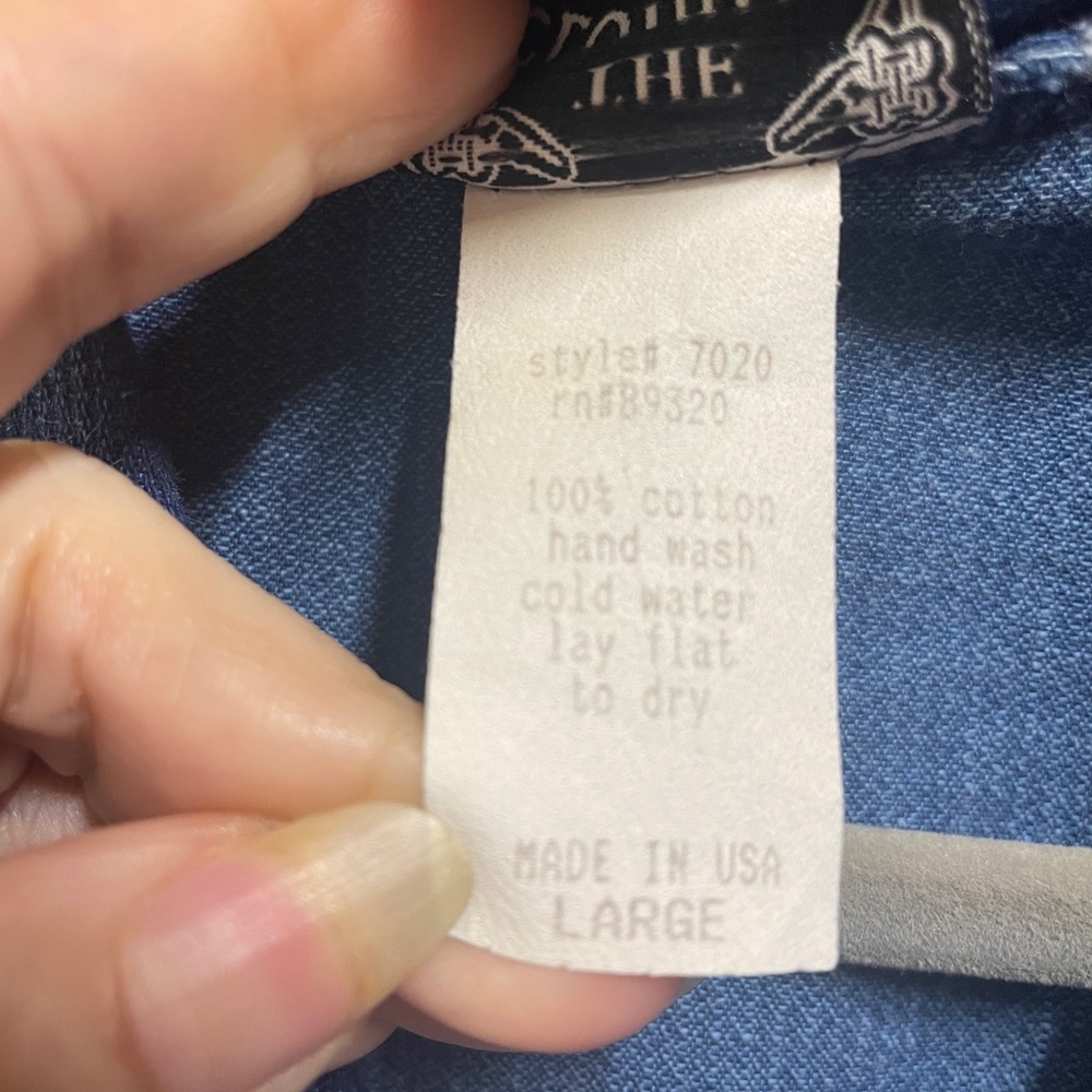 The Clothing Store vintage embroidered star large jacket - Picture 6 of 7